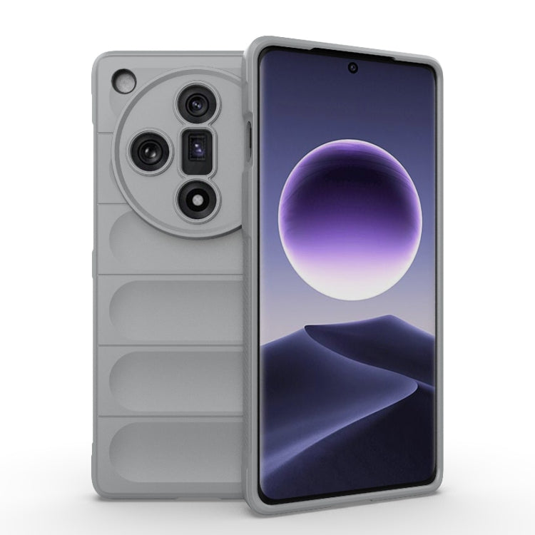 Étui de téléphone Magic Shield en TPU + flanelle, Pour OPPO Find X7 Ultra 5G, Pour OPPO A58 4G Global, Pour OPPO Reno10 5G Global, Pour OPPO A78 4G Global, Pour OPPO Find X8 Pro 5G, Pour OPPO A79 5G Global