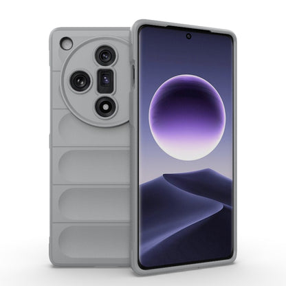 Étui de téléphone Magic Shield en TPU + flanelle, Pour OPPO Find X7 Ultra 5G, Pour OPPO A58 4G Global, Pour OPPO Reno10 5G Global, Pour OPPO A78 4G Global, Pour OPPO Find X8 Pro 5G, Pour OPPO A79 5G Global