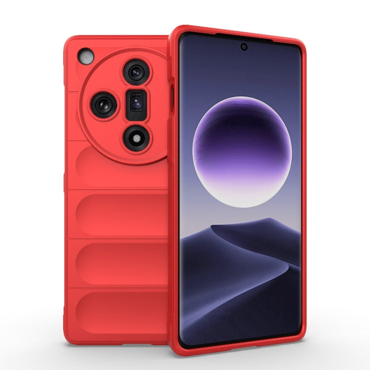 Étui de téléphone Magic Shield en TPU + flanelle, Pour OPPO Find X7 Ultra 5G, Pour OPPO A58 4G Global, Pour OPPO Reno10 5G Global, Pour OPPO A78 4G Global, Pour OPPO Find X8 Pro 5G, Pour OPPO A79 5G Global