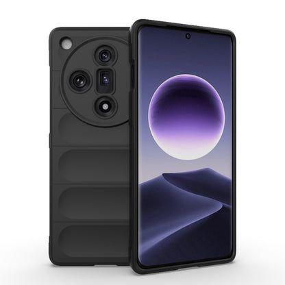 Étui de téléphone Magic Shield en TPU + flanelle, Pour OPPO Find X7 Ultra 5G, Pour OPPO A58 4G Global, Pour OPPO Reno10 5G Global, Pour OPPO A78 4G Global, Pour OPPO Find X8 Pro 5G, Pour OPPO A79 5G Global
