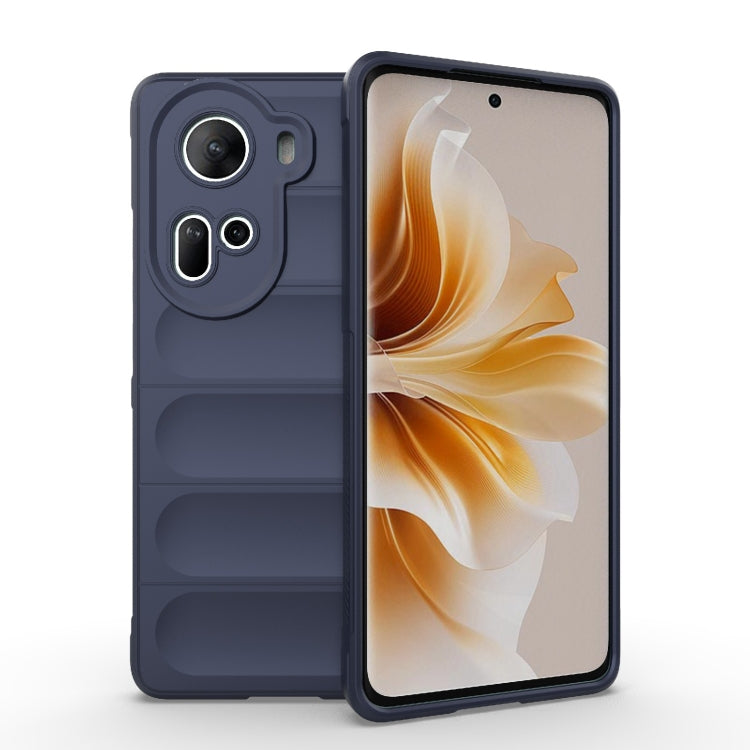 Étui de téléphone Magic Shield en TPU + flanelle, Pour OPPO Find X7 Ultra 5G, Pour OPPO A58 4G Global, Pour OPPO Reno10 5G Global, Pour OPPO A78 4G Global, Pour OPPO Find X8 Pro 5G, Pour OPPO A79 5G Global