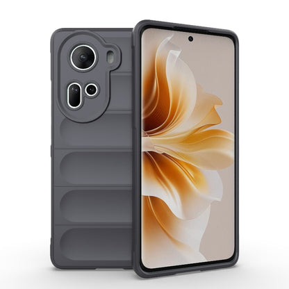 Étui de téléphone Magic Shield en TPU + flanelle, Pour OPPO Find X7 Ultra 5G, Pour OPPO A58 4G Global, Pour OPPO Reno10 5G Global, Pour OPPO A78 4G Global, Pour OPPO Find X8 Pro 5G, Pour OPPO A79 5G Global