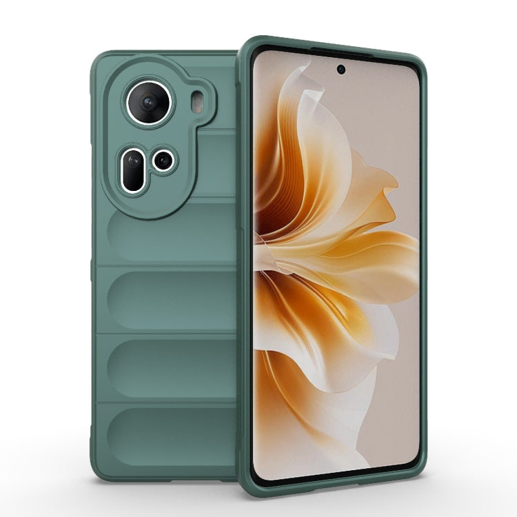 Étui de téléphone Magic Shield en TPU + flanelle, Pour OPPO Find X7 Ultra 5G, Pour OPPO A58 4G Global, Pour OPPO Reno10 5G Global, Pour OPPO A78 4G Global, Pour OPPO Find X8 Pro 5G, Pour OPPO A79 5G Global