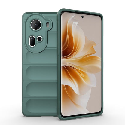 Étui de téléphone Magic Shield en TPU + flanelle, Pour OPPO Find X7 Ultra 5G, Pour OPPO A58 4G Global, Pour OPPO Reno10 5G Global, Pour OPPO A78 4G Global, Pour OPPO Find X8 Pro 5G, Pour OPPO A79 5G Global