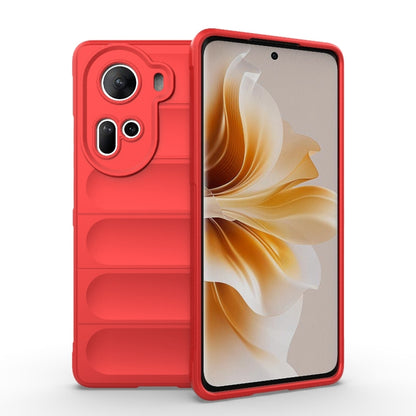Étui de téléphone Magic Shield en TPU + flanelle, Pour OPPO Find X7 Ultra 5G, Pour OPPO A58 4G Global, Pour OPPO Reno10 5G Global, Pour OPPO A78 4G Global, Pour OPPO Find X8 Pro 5G, Pour OPPO A79 5G Global