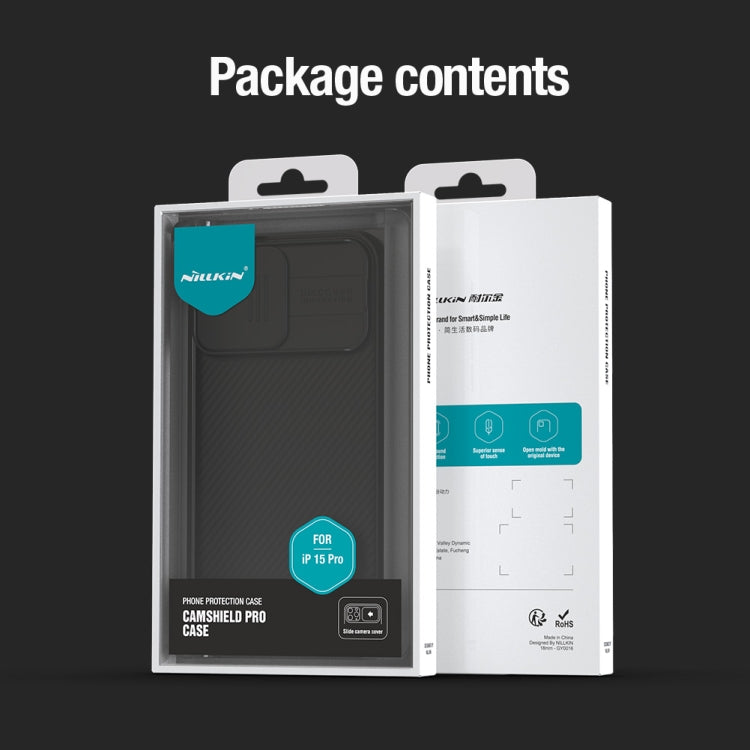 NILLKIN CamShield Pro PC Phone Case, For iPhone 15 Pro