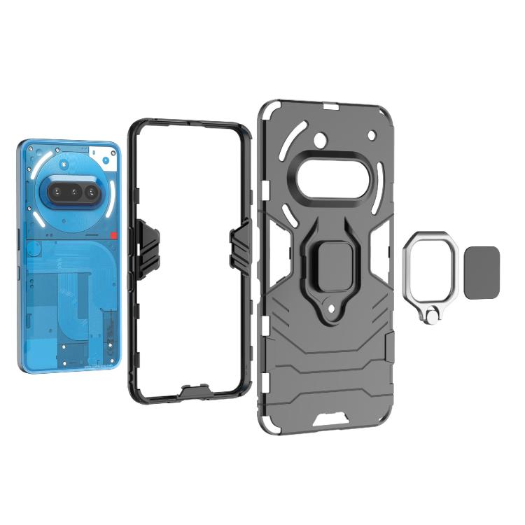 Shockproof PC + TPU Holder Phone Case, For Nothing Phone 3a, For Nothing Phone 3a Pro, For Nothing Phone 2