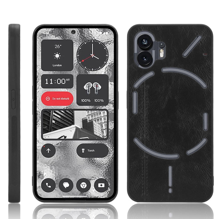 Cow Pattern Sewing Back Cover Phone Case, For Nothing Phone 3a Lite, For Nothing Phone 3a, For Nothing Phone 3a Pro, For Nothing CMF Phone 1, For Nothing Phone 2a, For Nothing Phone 2