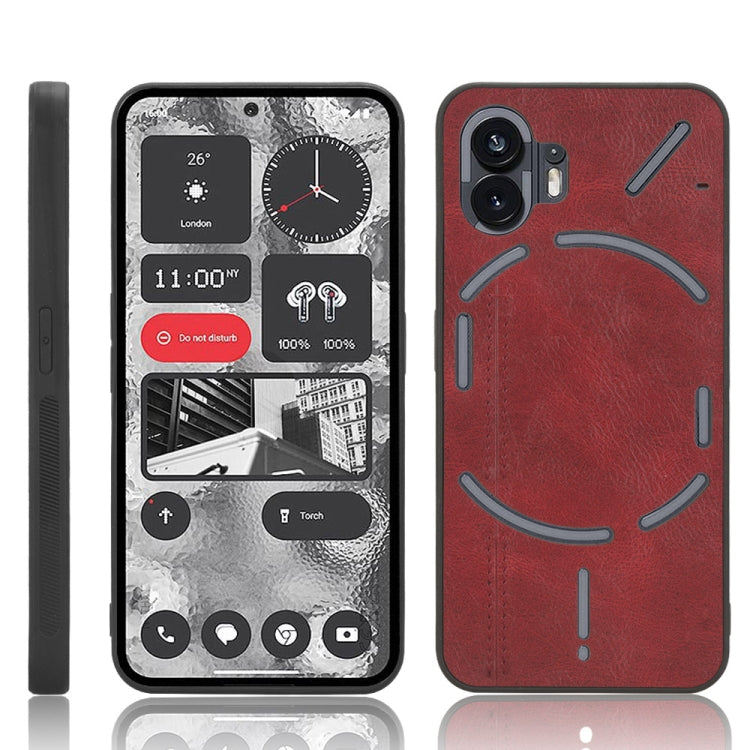 Cow Pattern Sewing Back Cover Phone Case, For Nothing Phone 3a Lite, For Nothing Phone 3a, For Nothing Phone 3a Pro, For Nothing CMF Phone 1, For Nothing Phone 2a, For Nothing Phone 2