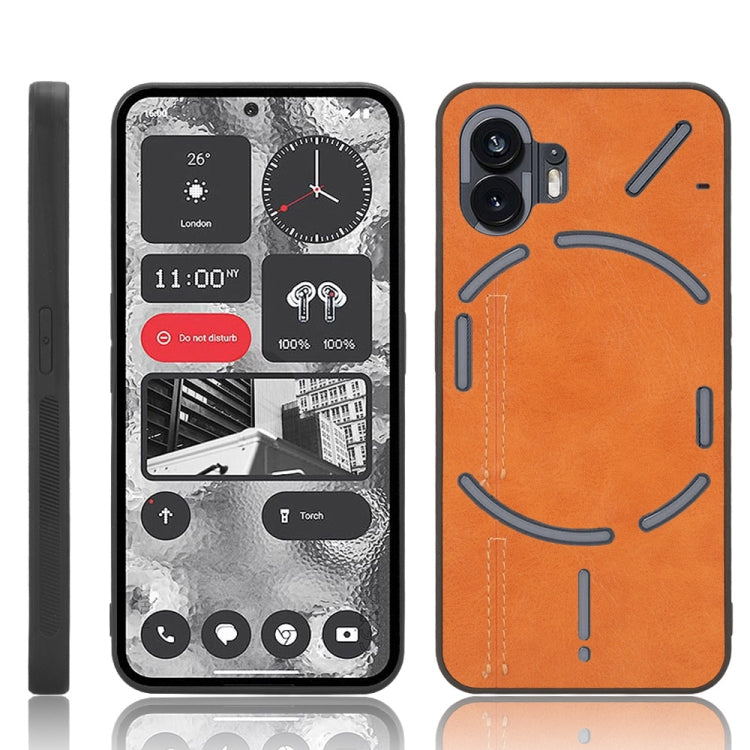 Cow Pattern Sewing Back Cover Phone Case, For Nothing Phone 3a Lite, For Nothing Phone 3a, For Nothing Phone 3a Pro, For Nothing CMF Phone 1, For Nothing Phone 2a, For Nothing Phone 2