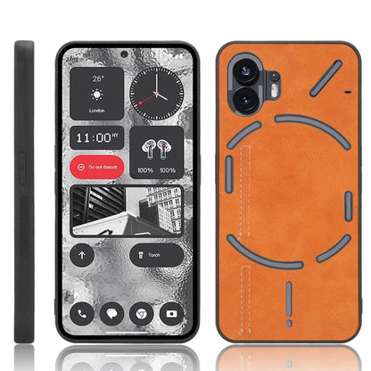 Cow Pattern Sewing Back Cover Phone Case, For Nothing Phone 3a Lite, For Nothing Phone 3a, For Nothing Phone 3a Pro, For Nothing CMF Phone 1, For Nothing Phone 2a, For Nothing Phone 2