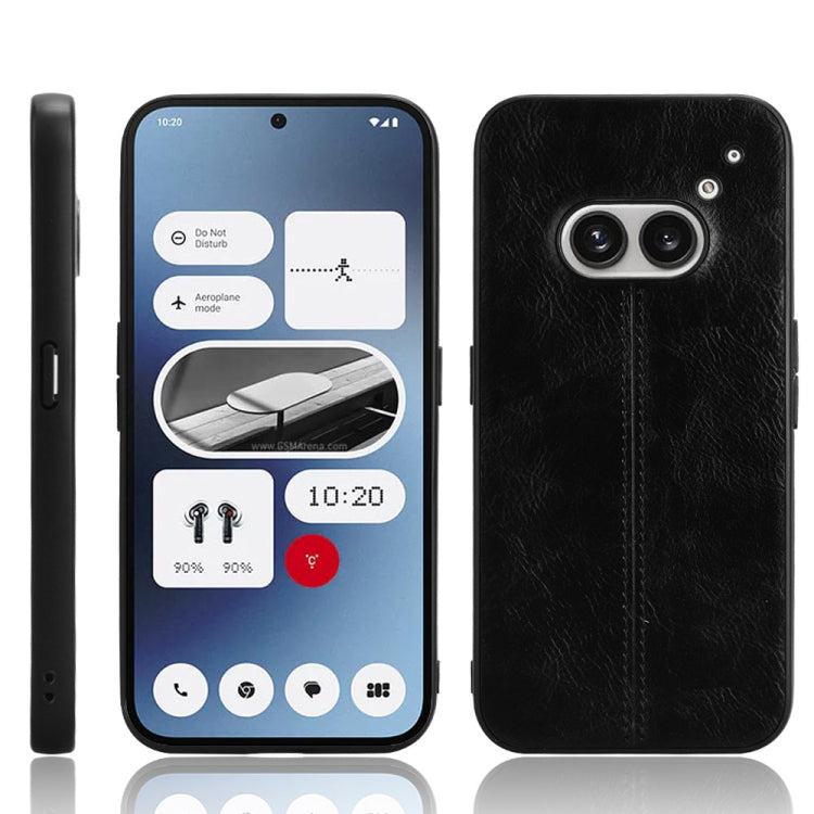 Cow Pattern Sewing Back Cover Phone Case, For Nothing Phone 3a Lite, For Nothing Phone 3a, For Nothing Phone 3a Pro, For Nothing CMF Phone 1, For Nothing Phone 2a, For Nothing Phone 2