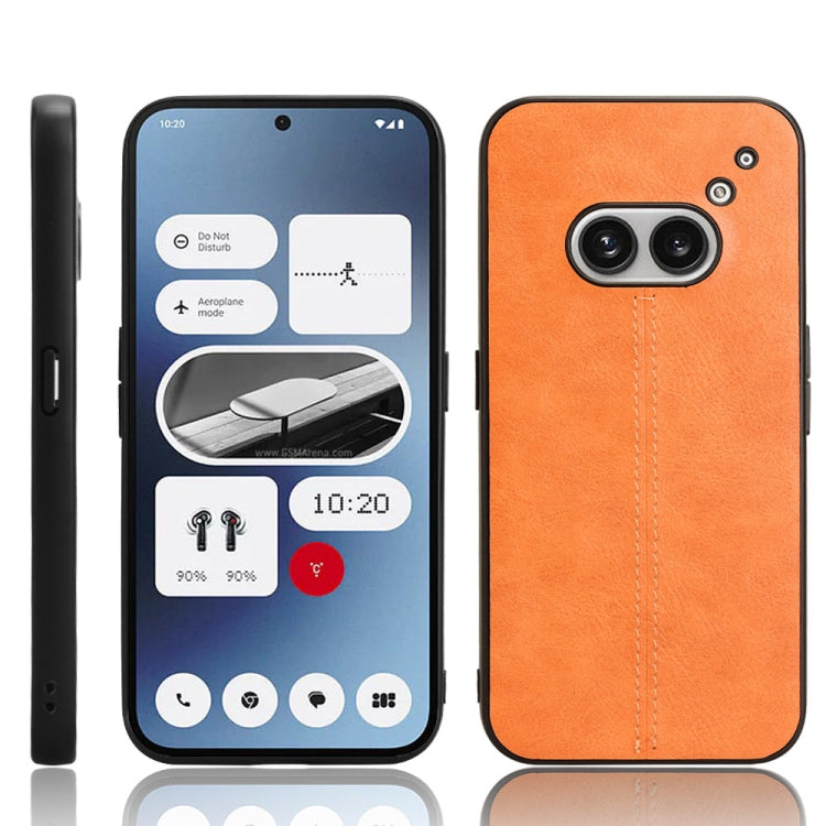 Cow Pattern Sewing Back Cover Phone Case, For Nothing Phone 3a Lite, For Nothing Phone 3a, For Nothing Phone 3a Pro, For Nothing CMF Phone 1, For Nothing Phone 2a, For Nothing Phone 2