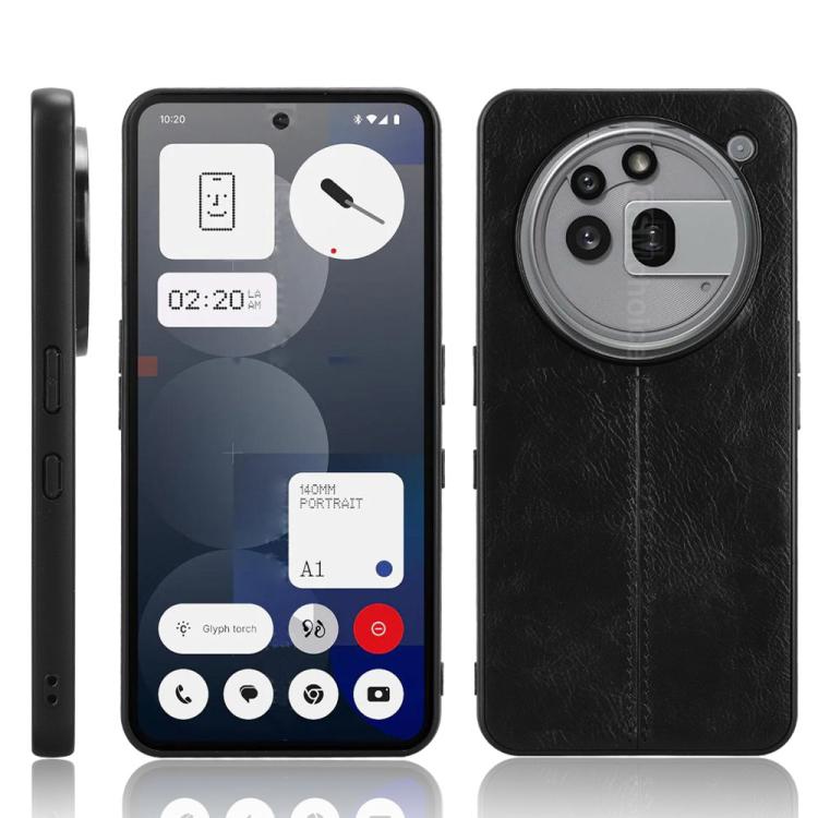 Cow Pattern Sewing Back Cover Phone Case, For Nothing Phone 3a Lite, For Nothing Phone 3a, For Nothing Phone 3a Pro, For Nothing CMF Phone 1, For Nothing Phone 2a, For Nothing Phone 2
