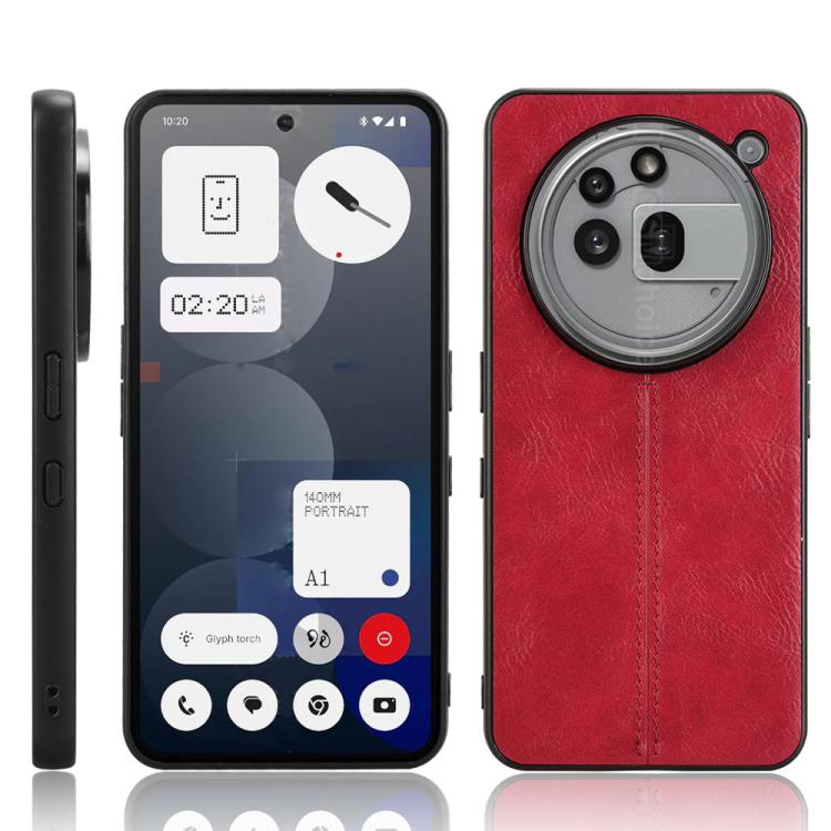 Cow Pattern Sewing Back Cover Phone Case, For Nothing Phone 3a Lite, For Nothing Phone 3a, For Nothing Phone 3a Pro, For Nothing CMF Phone 1, For Nothing Phone 2a, For Nothing Phone 2