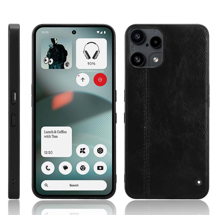 Cow Pattern Sewing Back Cover Phone Case, For Nothing Phone 3a Lite, For Nothing Phone 3a, For Nothing Phone 3a Pro, For Nothing CMF Phone 1, For Nothing Phone 2a, For Nothing Phone 2