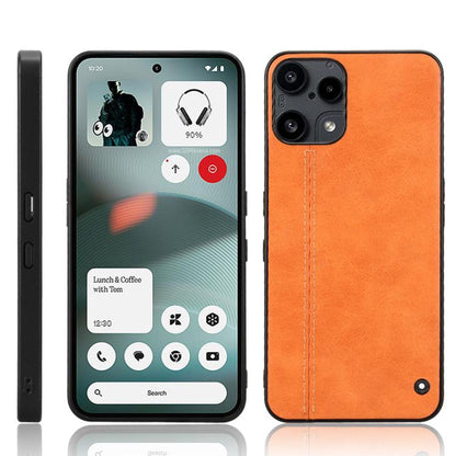 Cow Pattern Sewing Back Cover Phone Case, For Nothing Phone 3a Lite, For Nothing Phone 3a, For Nothing Phone 3a Pro, For Nothing CMF Phone 1, For Nothing Phone 2a, For Nothing Phone 2