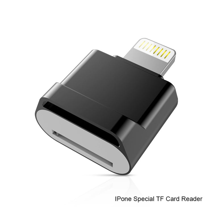 Adaptateur MicroDrive 8 broches vers carte TF Mini lecteur de carte TF pour iPhone et iPad, lecteur de carte