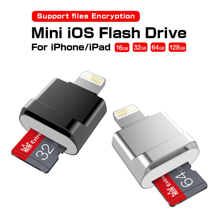 Adaptateur MicroDrive 8 broches vers carte TF Mini lecteur de carte TF pour iPhone et iPad, lecteur de carte