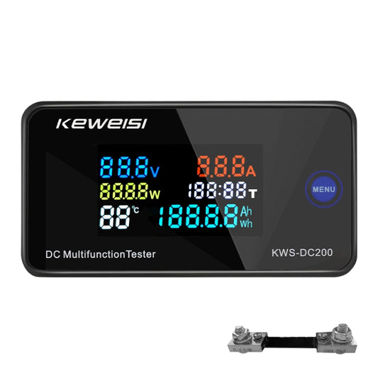 KWS-DC200-100A 8-120V DC Digital Display Voltage Current Watch with Shunt, KWS-DC200-100A