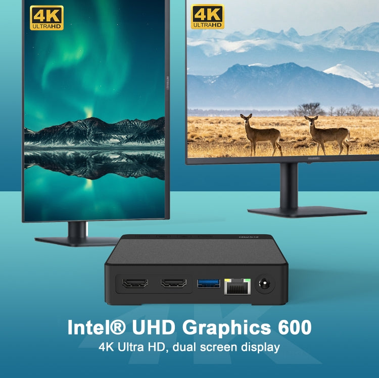 GXMO N42 Windows 11 Intel Gemini Lake N4000 Mini PC NVME SSD WiFi Mini Desktop Computer