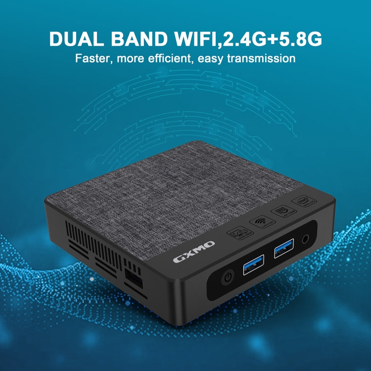GXMO N42 Windows 11 Intel Gemini Lake N4000 Mini PC NVME SSD WiFi Mini Desktop Computer