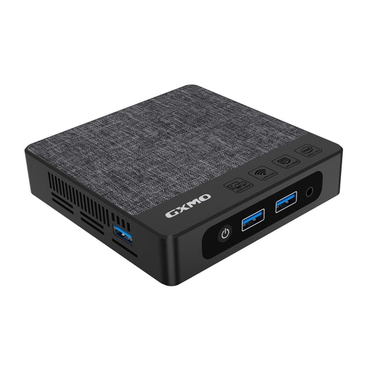 GXMO N42 Windows 11 Intel Gemini Lake N4020C Mini PC NVME SSD WiFi Mini Desktop Computer, 4GB+64GB, 4GB+64GB+256GB