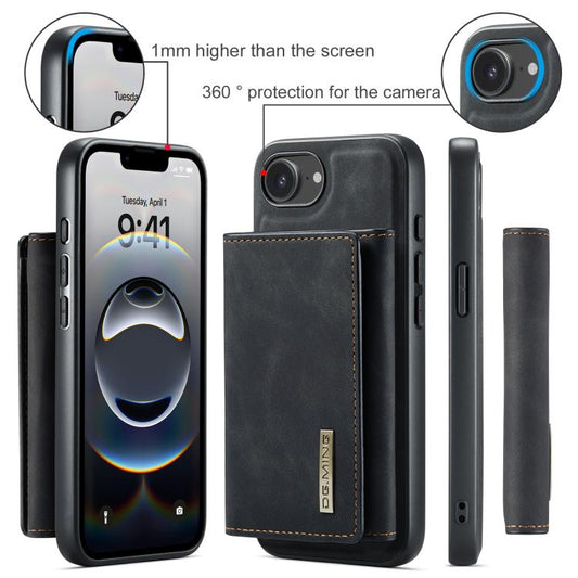 DG.MING M1 Series 3-Fold Multi Card Wallet Leather Phone Case, For iPhone 17e / 16e, For iPhone 17 Pro Max, For iPhone 17 Pro, For iPhone 17, For iPhone Air, For iPhone 16 Pro Max, For iPhone 16 Pro, For iPhone 16 Plus, For iPhone 16                   ...
