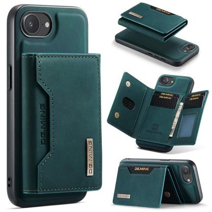 DG.MING M2 Series 3-Fold Card Bag Wallet Leather Phone Case, For iPhone 17e / 16e, For iPhone 17 Pro Max, For iPhone 17 Pro, For iPhone 17, For iPhone Air, For iPhone 16 Pro Max, For iPhone 16 Pro, For iPhone 16 Plus, For iPhone 16, For iPhone 15 Pro M...