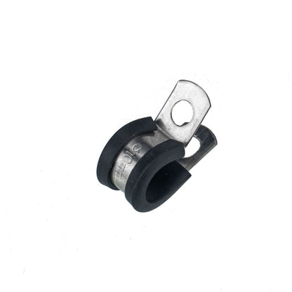 42 PCS Car Rubber Cushion Pipe Clamps Stainless Steel Clamps, 42 PCS