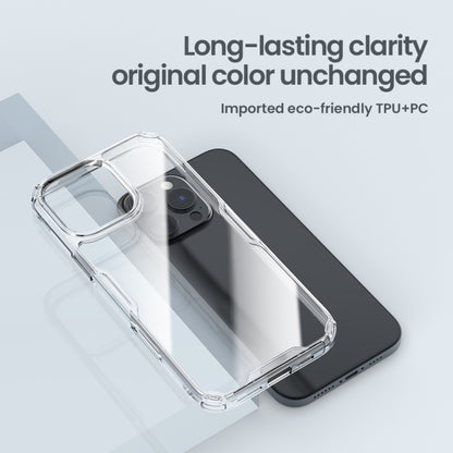 NILLKIN Ultra Clear PC + TPU Phone Case, For iPhone 16 Pro Max, For iPhone 16 Pro, For iPhone 16 Plus