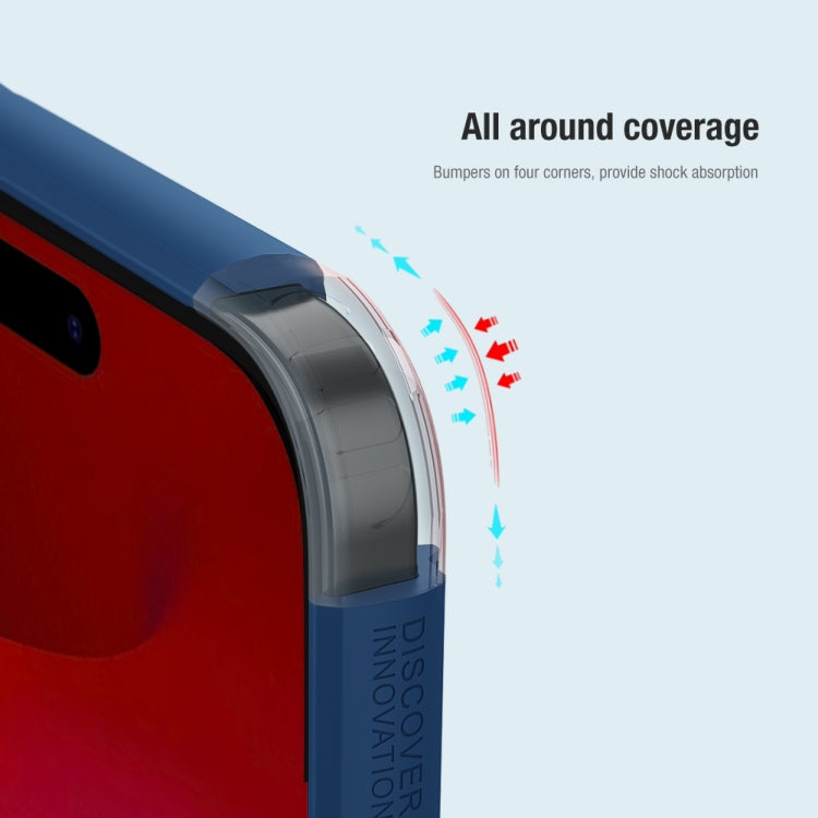 NILLKIN Frosted Shield Pro PC + TPU Phone Case, For iPhone 15 Pro Max, For iPhone 15 Pro