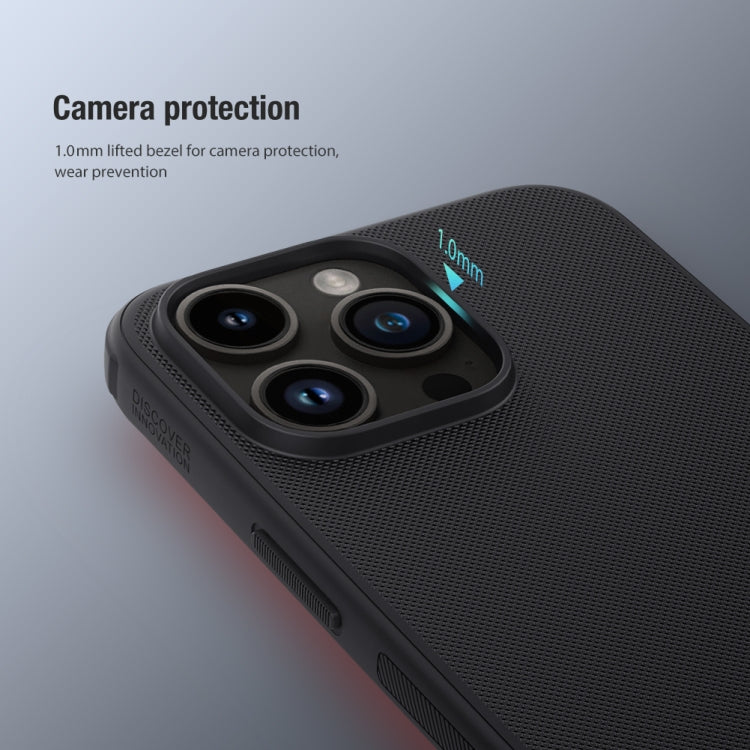 NILLKIN Frosted Shield Pro PC + TPU Phone Case, For iPhone 15 Pro Max, For iPhone 15 Pro