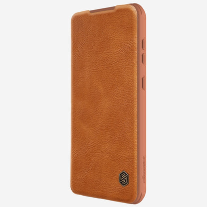 NILLKIN QIN Series Pro Sliding Camera Cover Design Leather Phone Case, For Samsung Galaxy A55