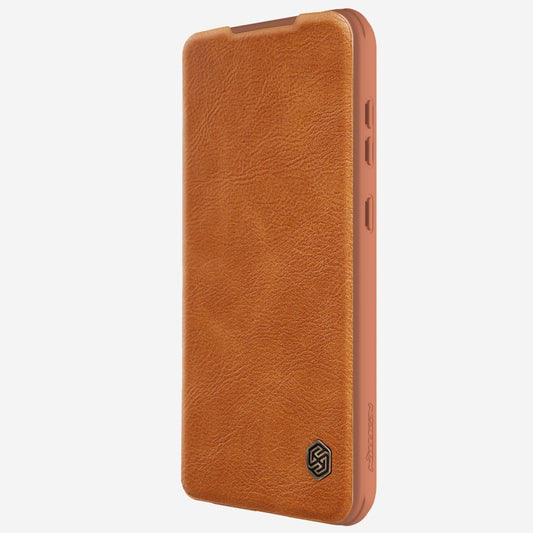 NILLKIN QIN Series Pro Sliding Camera Cover Design Leather Phone Case, For Samsung Galaxy A55