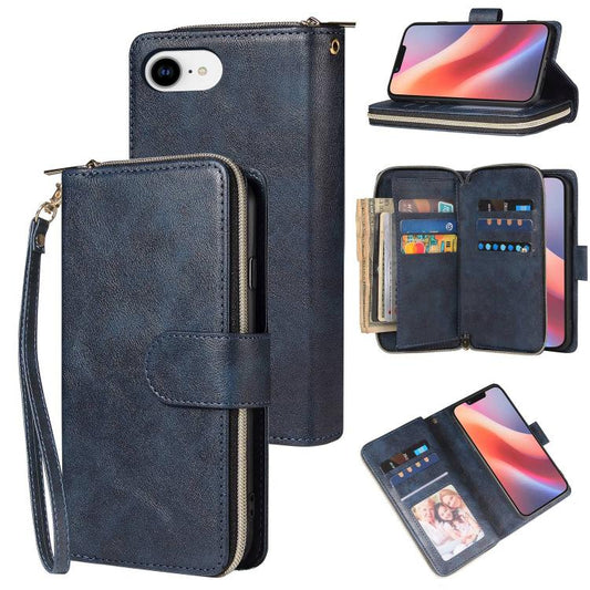9 Card Slots Zipper Wallet Bag Leather Phone Case, For iPhone 17e / 16e, For iPhone 17 Pro Max, For iPhone 17 Pro, For iPhone 17, For iPhone Air, For iPhone 16 Pro Max, For iPhone 16 Pro, For iPhone 16 Plus, For iPhone 16, For iPhone 15 Pro Max        ...