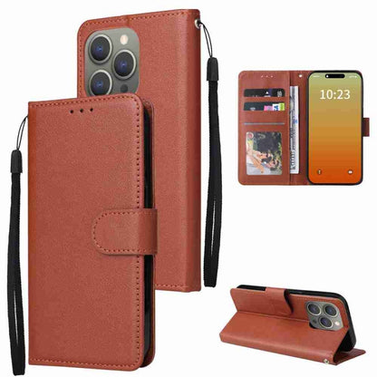 3-Card Slots Multifunctional Leather Phone Case