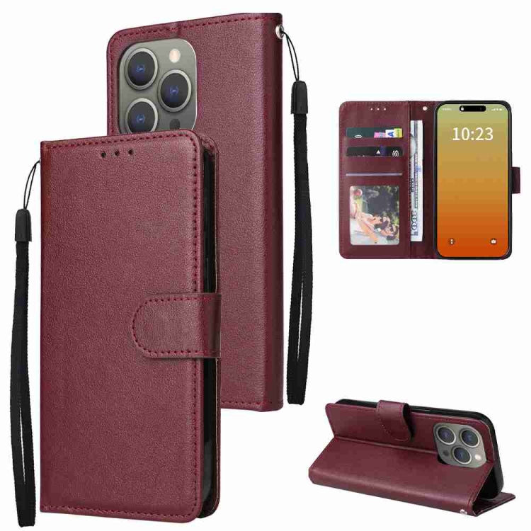 3-Card Slots Multifunctional Leather Phone Case