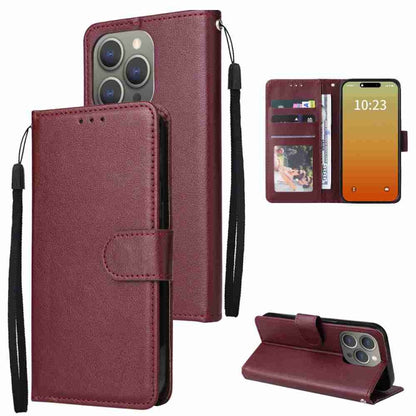 3-Card Slots Multifunctional Leather Phone Case