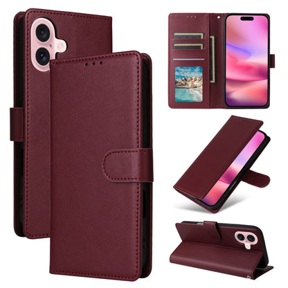 3-Card Slots Multifunctional Leather Phone Case