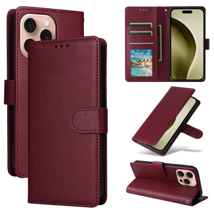 3-Card Slots Multifunctional Leather Phone Case