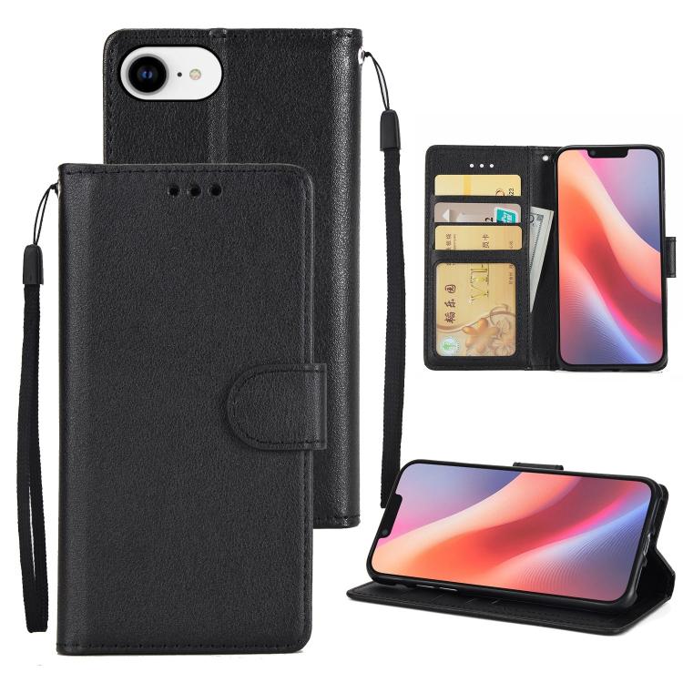 3-Card Slots Multifunctional Leather Phone Case, For iPhone 18 / 17, For iPhone 18 Pro / 17 Pro, For iPhone 18 Pro Max / 17 Pro Max, For iPhone 17e / 16e, For iPhone Air, For iPhone 16 Pro Max, For iPhone 16 Pro, For iPhone 16 Plus, For iPhone 16      ...