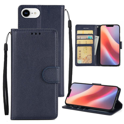 3-Card Slots Multifunctional Leather Phone Case, For iPhone 17e / 16e, For iPhone 17 Pro Max, For iPhone 17 Pro, For iPhone 17, For iPhone Air, For iPhone 16 Pro Max, For iPhone 16 Pro, For iPhone 16 Plus, For iPhone 16, For iPhone 15 Pro Max          ...