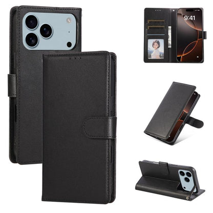 3-Card Slots Multifunctional Leather Phone Case, For iPhone 18 / 17, For iPhone 18 Pro / 17 Pro, For iPhone 18 Pro Max / 17 Pro Max, For iPhone 17e / 16e, For iPhone Air, For iPhone 16 Pro Max, For iPhone 16 Pro, For iPhone 16 Plus, For iPhone 16      ...