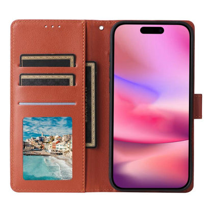 3-Card Slots Multifunctional Leather Phone Case, For iPhone 18 / 17, For iPhone 18 Pro / 17 Pro, For iPhone 18 Pro Max / 17 Pro Max, For iPhone 17e / 16e, For iPhone Air, For iPhone 16 Pro Max, For iPhone 16 Pro, For iPhone 16 Plus, For iPhone 16      ...