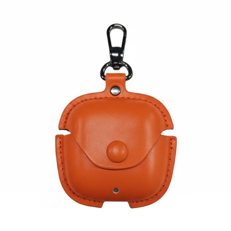 Leather TWS Earphone Protective Case with Hook, For Huawei FreeBuds SE 2 / SE 3