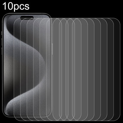 10pcs 0.26mm 9H 2.5D Tempered Glass Film, For iPhone 17 Pro Max, For iPhone 17 / 17 Pro, For iPhone Air, For iPhone 16 Pro Max, For iPhone 16 Pro, For iPhone 16, For iPhone 16 Plus, For iPhone 15 Plus / 15 Pro Max, For iPhone 15 / 15 Pro
