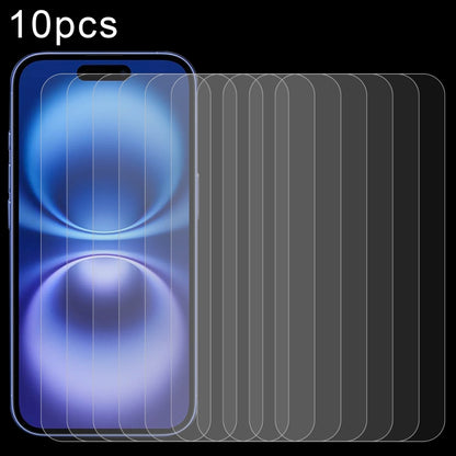 10pcs 0.26mm 9H 2.5D Tempered Glass Film, For iPhone 17 Pro Max, For iPhone 17 / 17 Pro, For iPhone Air, For iPhone 16 Pro Max, For iPhone 16 Pro, For iPhone 16, For iPhone 16 Plus, For iPhone 15 Plus / 15 Pro Max, For iPhone 15 / 15 Pro
