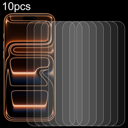 10pcs 0.26mm 9H 2.5D Tempered Glass Film, For iPhone 18 Pro / 17 / 17 Pro, For iPhone 18 Pro Max / 17 Pro Max, For iPhone Air, For iPhone 16 Pro Max, For iPhone 16 Pro, For iPhone 16, For iPhone 16 Plus, For iPhone 15 Plus / 15 Pro Max                 ...