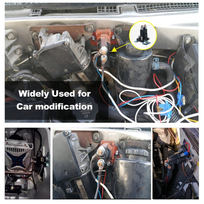 Car Modification Small Contact 12V / 500A Contact Dual Battery High Current DC Relay, 12V / 500A